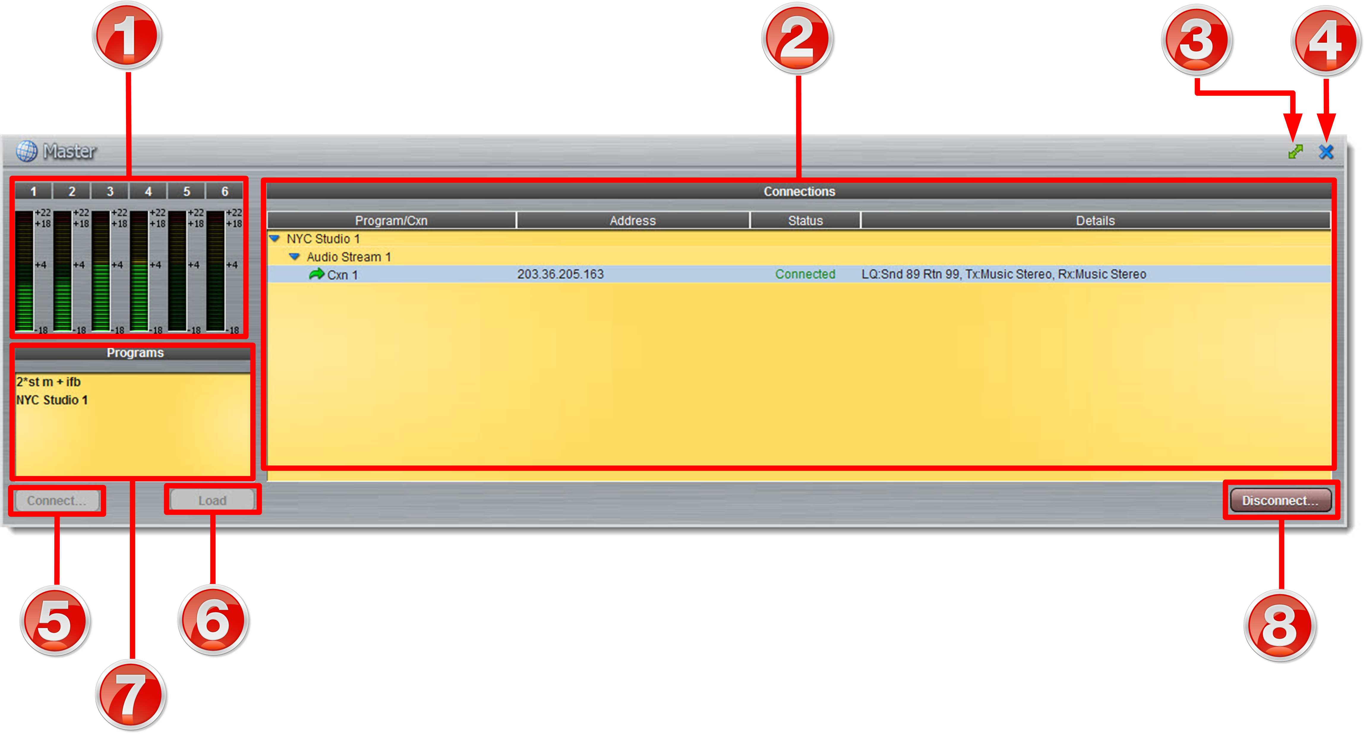 WebGUI Master Panel explained