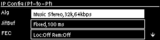IP config - Alg hilighted