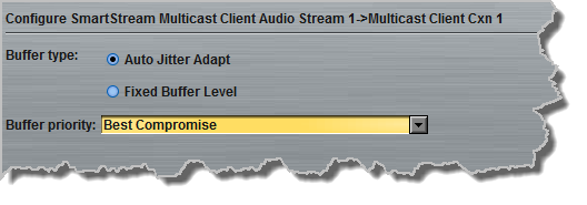Programs panel - Multicast client 7