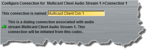 Programs panel - Multicast client 3