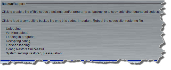 Settings - restore 3